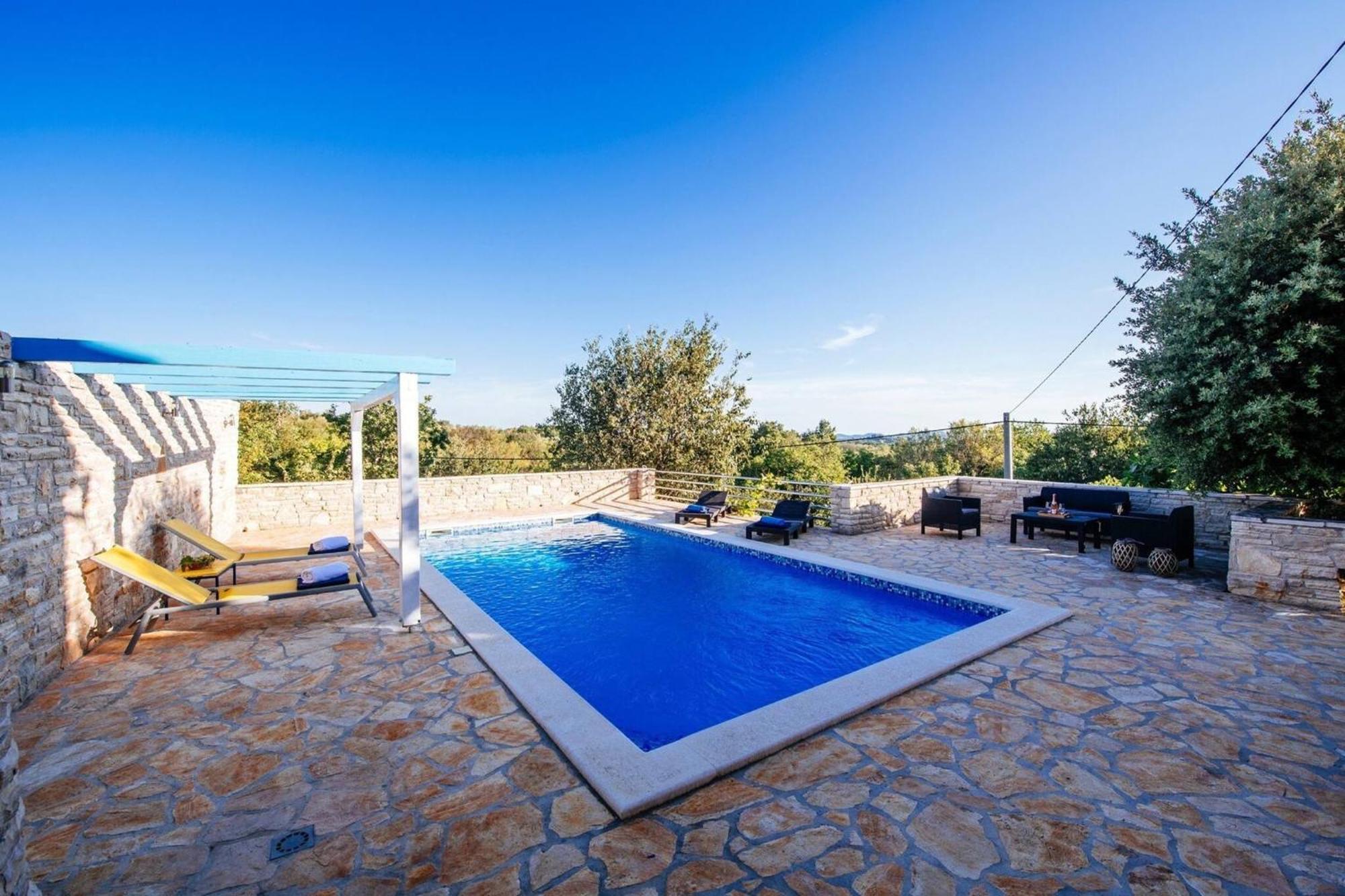 My Dalmatia - Holiday Home Korlat With Private Pool Benkovac Exterior foto